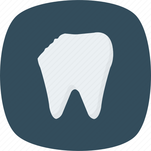 Chipped, damage, medical, teeth, tooth icon - Download on Iconfinder