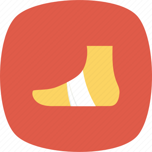 Bandage, foot, injury, plaster, sprain icon - Download on Iconfinder