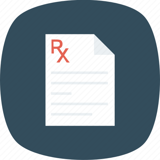 Medical, medication, pharmaceutical, pharmacy, prescription, receipt, rx icon - Download on Iconfinder