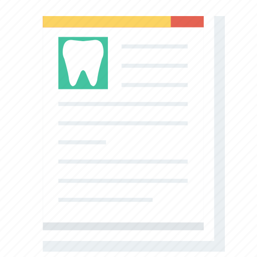 Dentist, medical, report, teeth, tooth icon - Download on Iconfinder