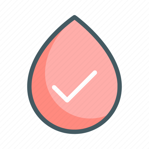 Blood, approve, drop icon - Download on Iconfinder