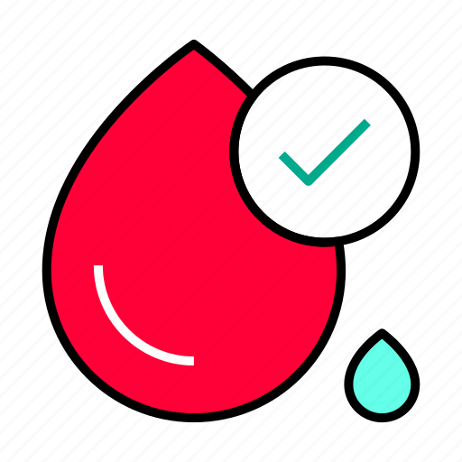 Approve, blood, medical icon - Download on Iconfinder