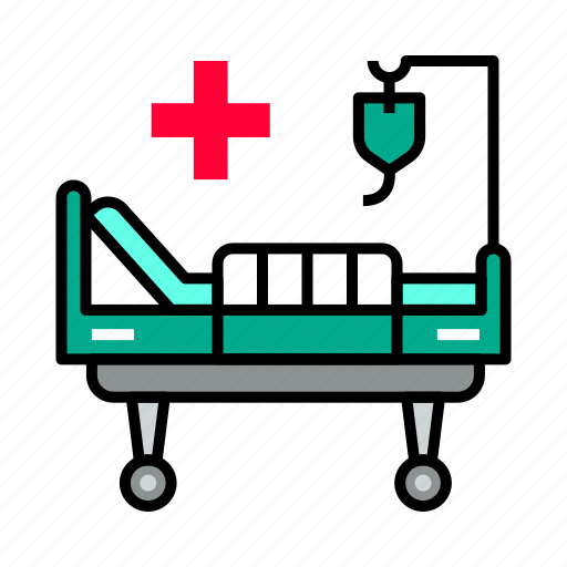 Bed, hospital, stretcher icon - Download on Iconfinder