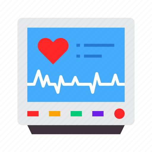 Hospital, monitor, pulse icon - Download on Iconfinder