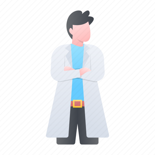 Lab researcher, doctor, physician, medical lab, technician, scientist illustration - Download on Iconfinder