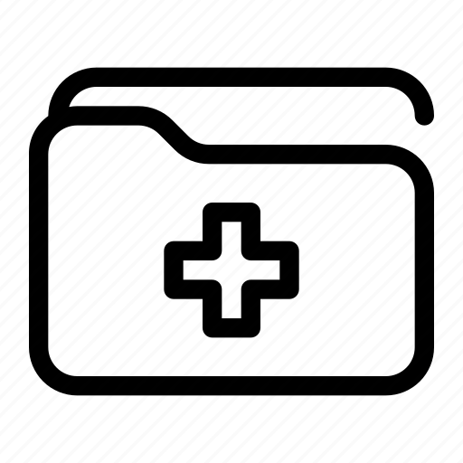 Folder, medical, document, file, health, healthcare, medicine icon - Download on Iconfinder