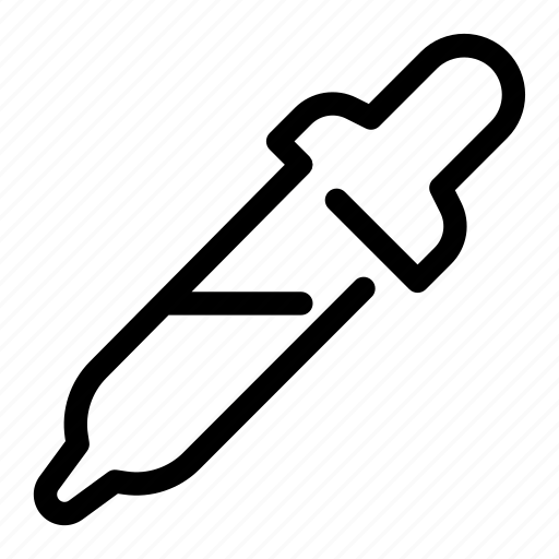 Pipette, color picker, dropper, eyedropper, laboratory tool, medical, pharmacy icon - Download on Iconfinder