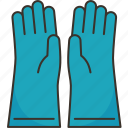 gloves, lead, protection, radiation, resistant