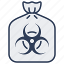 biohazard, bag, waste, covid, coronavirus, biomedical