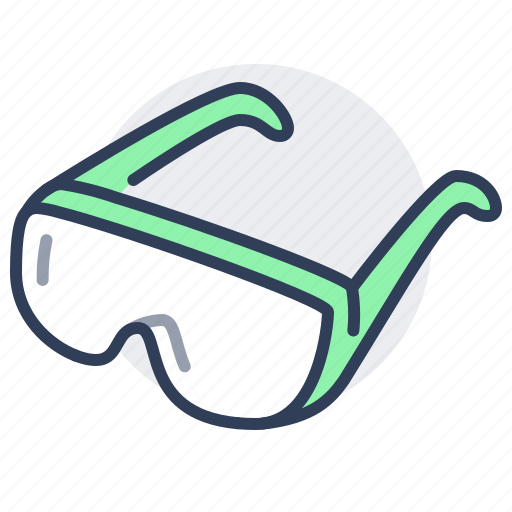 Glasses, safety, medical, equipment, laboratory, protection icon - Download on Iconfinder