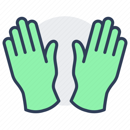 Gloves, medical, equipment, rubber, surgery, tools icon - Download on Iconfinder