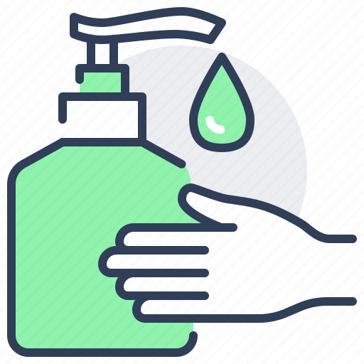 Hand, sanitizer, hands, medical, gel, cleaning icon - Download on Iconfinder