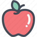 apple, apple with leaf, fresh apple, fruit, health care, healthy