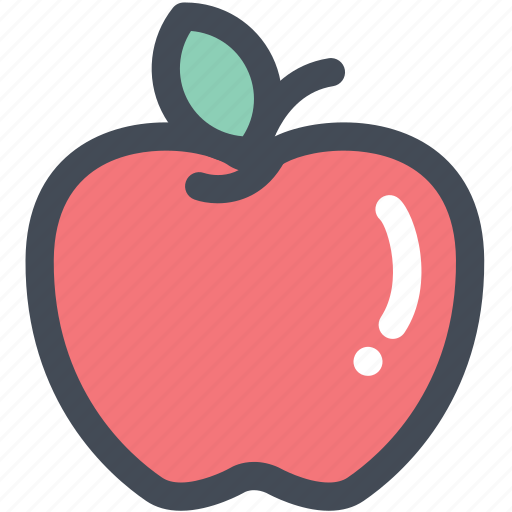 Apple, apple with leaf, fresh apple, fruit, health care, healthy icon - Download on Iconfinder