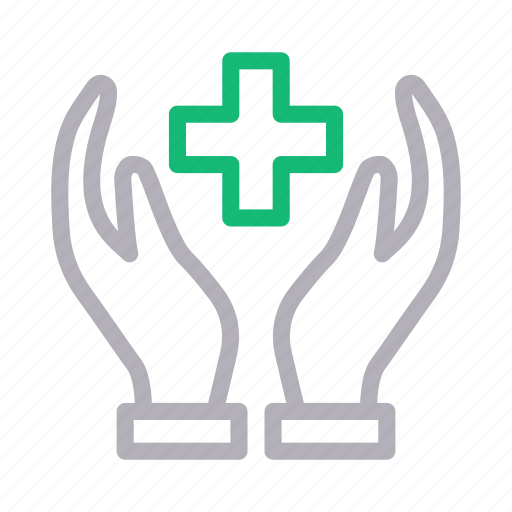 Add, care, hand, medical, protection icon - Download on Iconfinder
