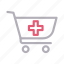cart, clinic, healthcare, medical, trolley 