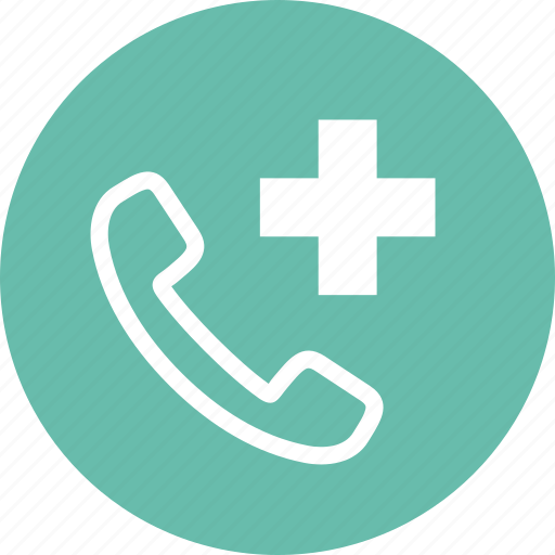 Call doctor, medical help, phone icon - Download on Iconfinder