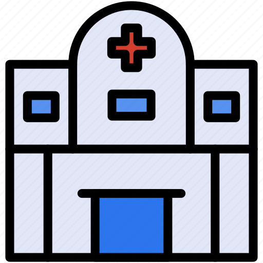 Building, hospital, medical, healthcare, emergency icon - Download on Iconfinder