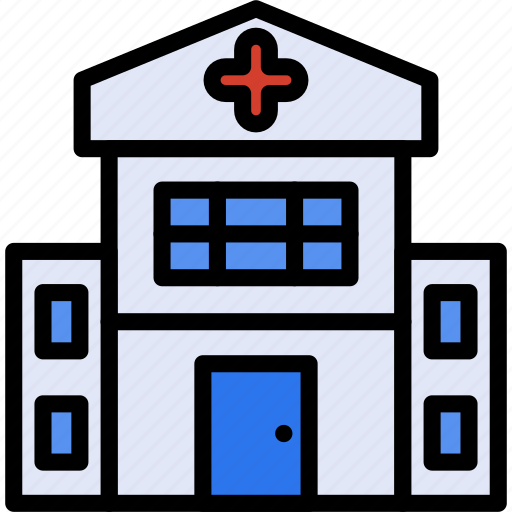 Building, hospital, medical, healthcare, emergency icon - Download on Iconfinder