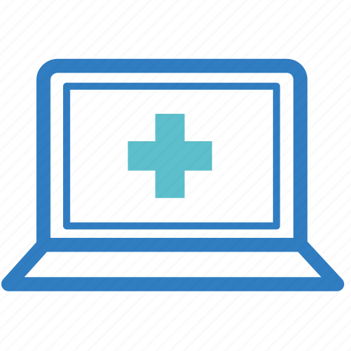 Ehealth, hospital website, laptop, online doctor, online medical services, health, medical icon - Download on Iconfinder