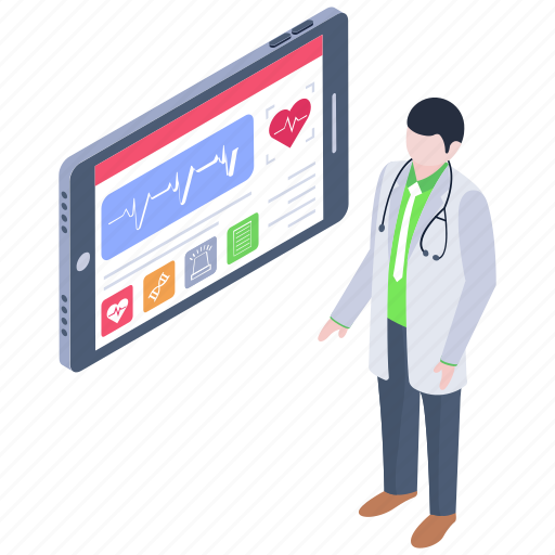 Cardiogram, electrocardiogram, online heartbeat, ecg, online heart monitoring icon - Download on Iconfinder