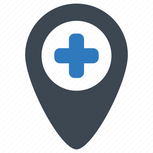 Hospital, location, medical icon - Download on Iconfinder