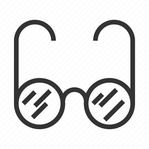 Glasses, line, outline icon - Download on Iconfinder
