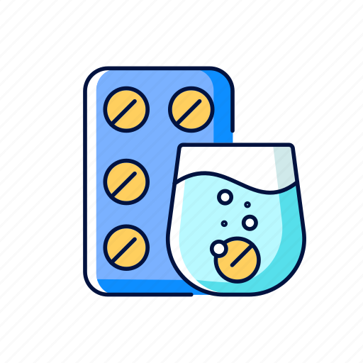 Painkiller, pill, bubble, liquid, fizzy icon - Download on Iconfinder