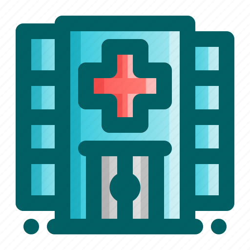 Building, hospital, location, place icon - Download on Iconfinder