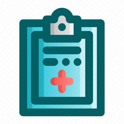 Clipboard, health, hospital, medical, medical forms, medical records icon - Download on Iconfinder