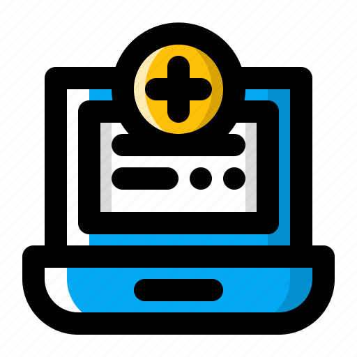 Health, hospital, laptop, medical, medical laptop, online medical icon - Download on Iconfinder