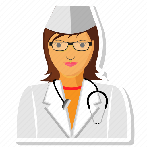 Doctor, gyane, lady, medical, physician, practitioner, surgeon icon - Download on Iconfinder