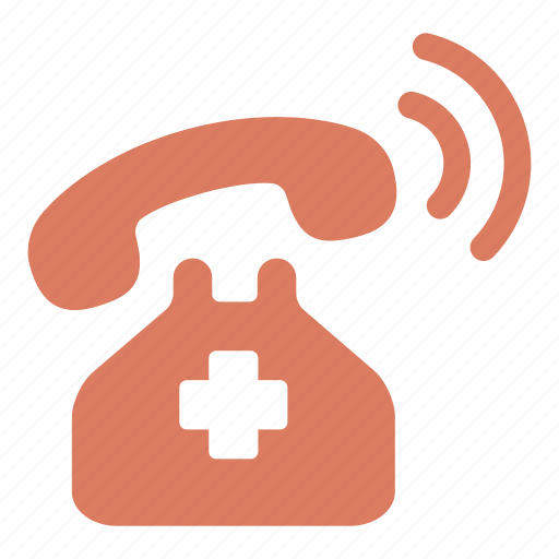 Emergency, emergency calls, health care, health clinic, hospital, phone call icon - Download on Iconfinder