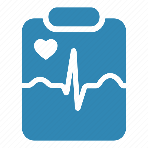 Medical, cardiogram, hospital, medical result, notepad icon - Download on Iconfinder