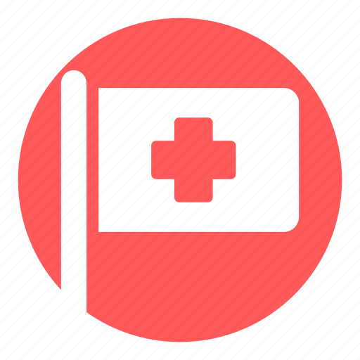 Medical, clinic, first aid, flag, hospital icon - Download on Iconfinder