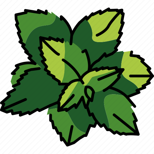 Mint, leaf, peppermint, plant icon - Download on Iconfinder