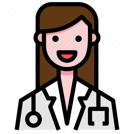 Care, career, diagnose, dortor, stethoscope, woman icon - Download on Iconfinder