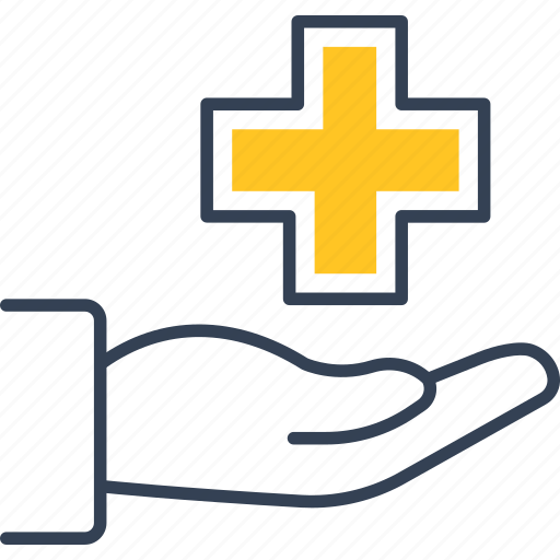 Ambulance, cross, hand, medicine, medical, hospital icon - Download on Iconfinder