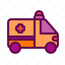 ambulance, vehicle, hospital, medical, emergency