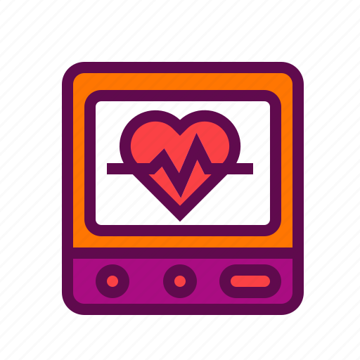 Cardiogram, medicine, frequency, heart, hospital icon - Download on Iconfinder