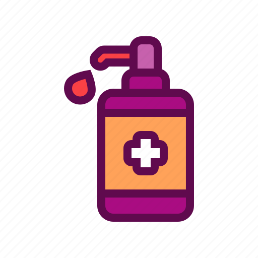 Hand, antiseptic, soap, sanitizier, coronavirus icon - Download on Iconfinder