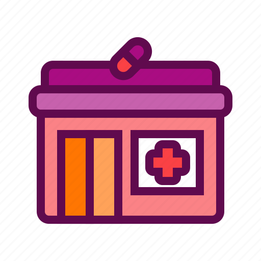Hospital, pharmacy, clinic, drugstore, medical, store icon - Download on Iconfinder