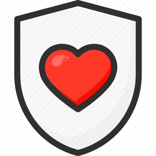 Beat, heart, hospital, medical, protection, shield icon - Download on Iconfinder