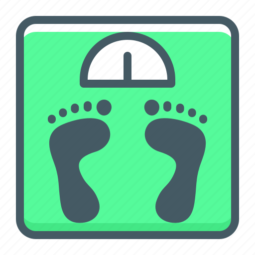 Healthy, weight, feet icon - Download on Iconfinder