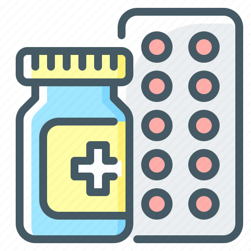 Bottle, drug, medication, pills, tablets icon - Download on Iconfinder
