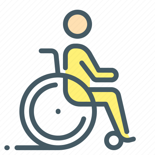 Wheelchair, disabled, handicap icon - Download on Iconfinder