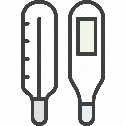 Diagnosis, fever, temperature, thermometer icon - Download on Iconfinder