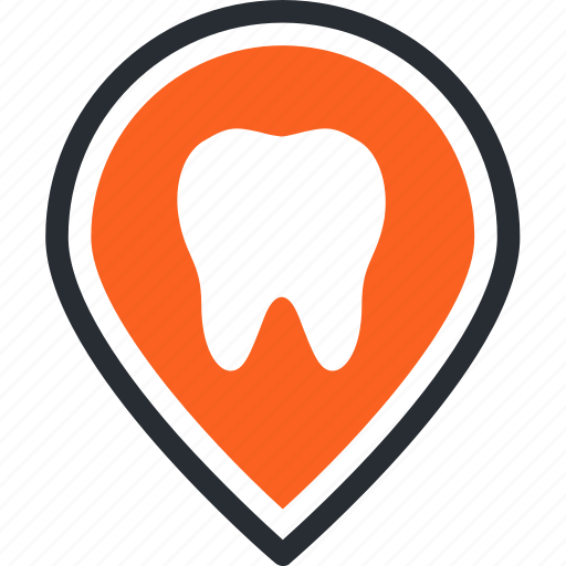 Care, clinic, dental, dentist, location, stomatology, tooth icon - Download on Iconfinder