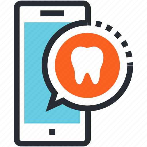 Care, dental, dentist, mobile, stomatology, tooth, treatment icon - Download on Iconfinder