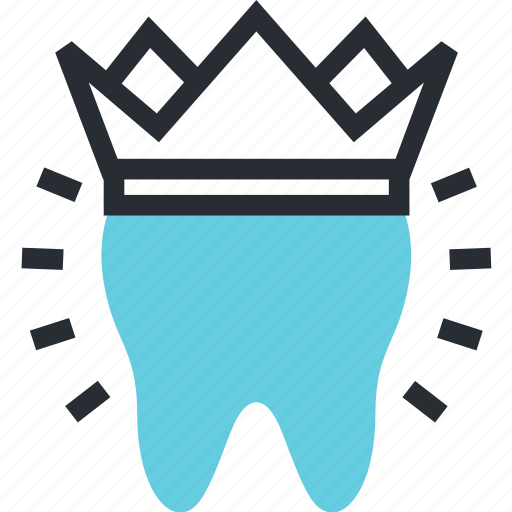 Care, crown, dental, dentist, stomatology, tooth, treatment icon - Download on Iconfinder